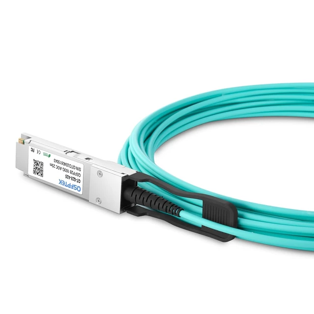 Alt view image 3 of 4 - 25M 82.02ft 100G QSFP28 Active Optical Cable for Cisco QSFP-100G-AOC25M