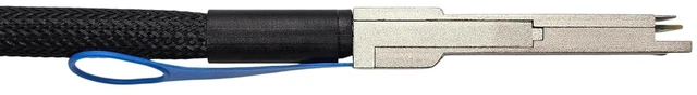 Alt view image 2 of 6 - MICRO CONNECTORS 3 Meter QSFP+ to 4X SFP+ Copper Breakout DAC Juniper QFX Compatible (QP-4SPJP-3.0M)