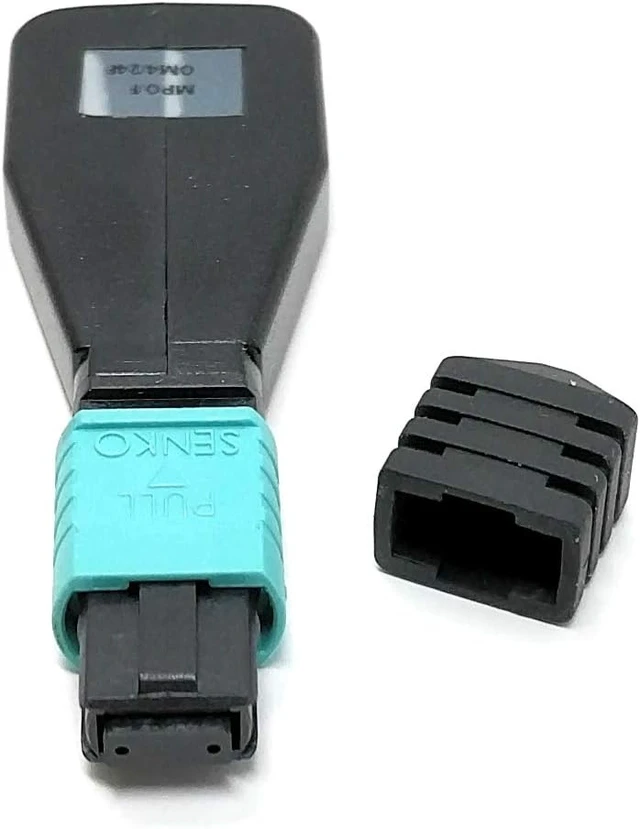 Alt view image 5 of 5 - RiteAV - MPO/MTP Loopback Adapter - Multimode OM4 50/125 24 Fiber MPO Female
