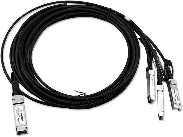 Main image of Axiom QSFP-4X10G-AC7M-AX 40Gbase-CR4 Qsfp+ to 4 10Gbase-Cu SFP+ Active DAC Cisco Compatible, 7m