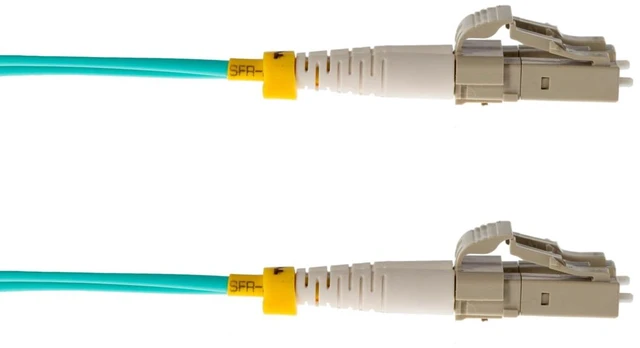 Alt view image 3 of 7 - CablesAndkKits 10m LC to LC OM4 Fiber Patch Cable Corning 50/125 Multimode Duplex, UPC, LSZH 2.0mm, Bend Insensitive LC LC Fiber Optic Patch Cable