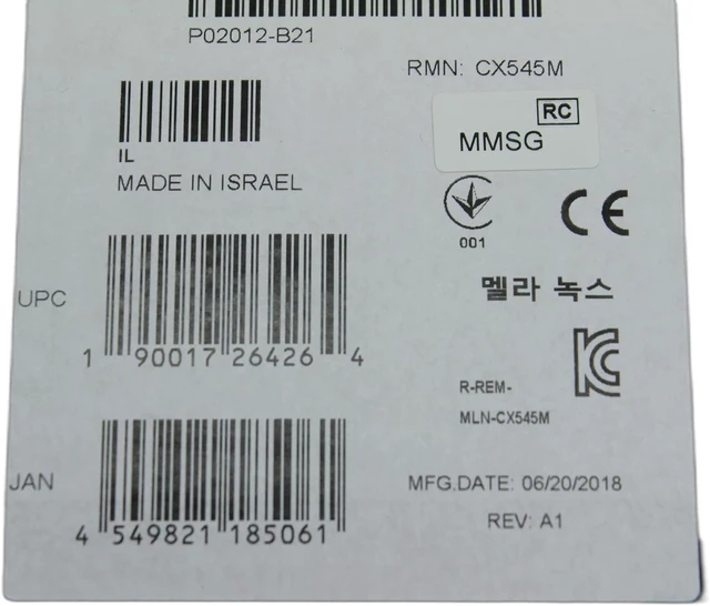 Alt view image 3 of 5 - HP P02012-B21 Hpe Ib EDR/En 100Gb 1P 841Ocp Qsfp Adapter