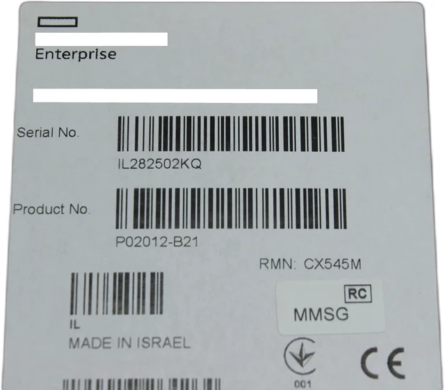 Alt view image 2 of 5 - HP P02012-B21 Hpe Ib EDR/En 100Gb 1P 841Ocp Qsfp Adapter