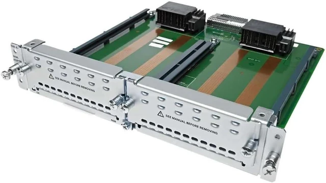 Main image of SM-X-NIM-ADPTR - Network Interface Module Adapter - Single-Wide or Double-Wide NIM Support - SM-X Service Module Slot - ISR 4000 Series