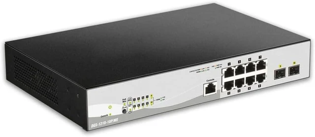 Main image of DGS-1210-10P/ME 10-Port Gigabit Ethernet PoE Web Smart Managed Switch (New Sealed)