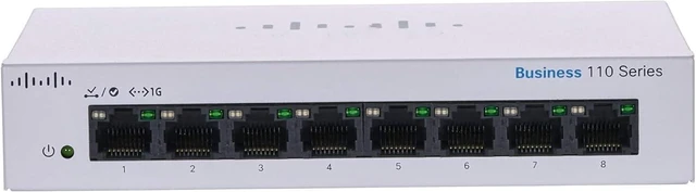 Alt view image 2 of 2 - CBS110-8T-D-NA Business 8-Port Gigabit Ethernet Plug-and-Play Energy Efficient Unmanaged Switch (New Sealed)