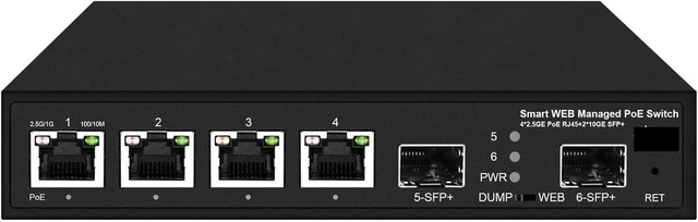 Main image of 4 Ports 2.5Gps Web Managed Switch