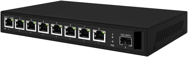 Alt view image 6 of 6 - Multi-gigabit 8 Ports 2.5Gbe POE Switch(with 120w Adapter)