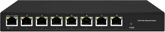 Main image of Managed 8 Ports 2.5Gb POE Switch 802.3BT Multi Gigabit LAN 2500Mbps(POE Model)