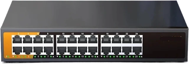 Main image of 1 PCS 24-Port Gigabit Ethernet Switch, unmanaged, -and-Play(Switch with EU Plug)