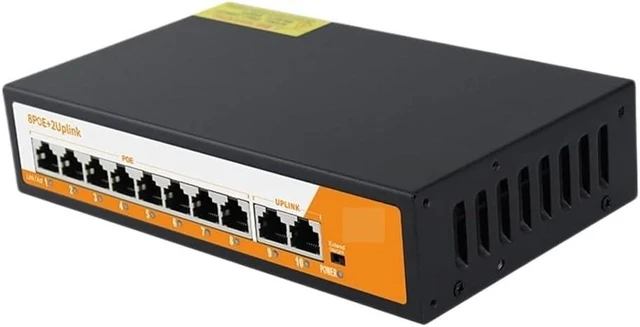 Main image of 10Port Gigabit POE RJ45 Ethernet Switch
