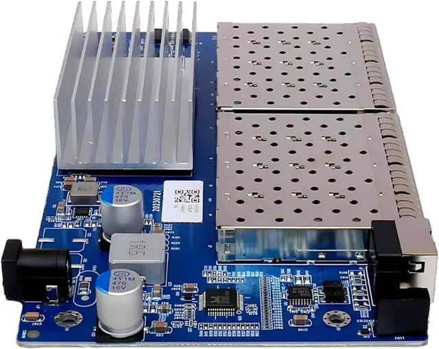 Alt view image 4 of 6 - 8 10-Gigabit SFP+ Ports L3 Managed Network Switch Support(Complete Machine)