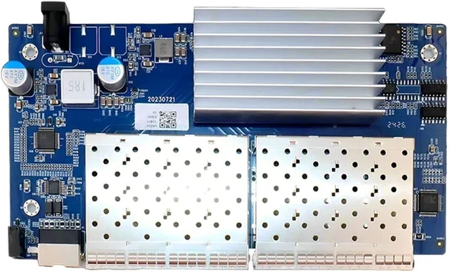 Alt view image 6 of 6 - 8 10-Gigabit SFP+ Ports L3 Managed Network Switch Support(Complete Machine)