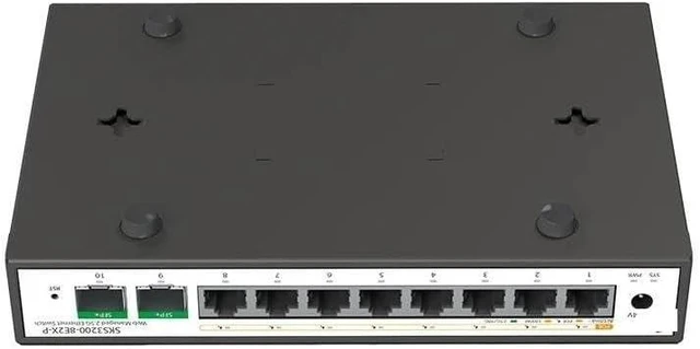 Main image of 8-Port 2.5G POE RJ45 2-Port 10G SFP+ Basic L2 Managed Network Switch