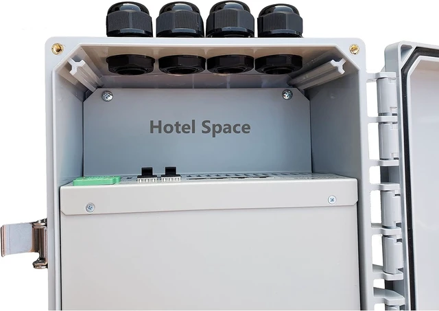 Alt view image 4 of 7 - Inscape Data High-Power Outdoor IP68 Contractor-Grade PoE Switch, LPS940RF-300-T1P, 6-Port 802.3bt, 4X PoE Ports, 1x RJ45 & 1x SFP Uplink, 300W