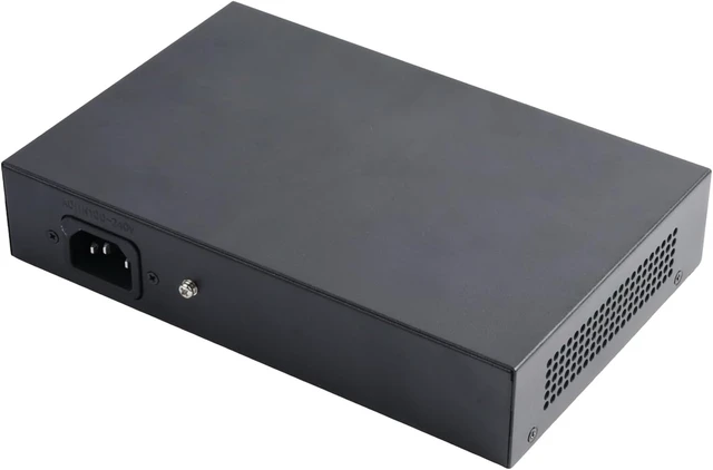 Alt view image 6 of 7 - 7 Port PoE Switch (4 PoE Port + 2 Uplink + 1 SFP) with SC 3KM SFP Modules