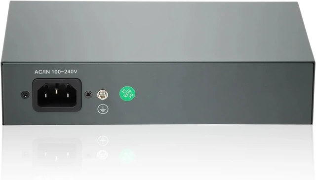 Alt view image 6 of 6 - 11-Port Gigabit AI PoE Switch 8 PoE 2 RJ45 1 SFP 120W Network Switch