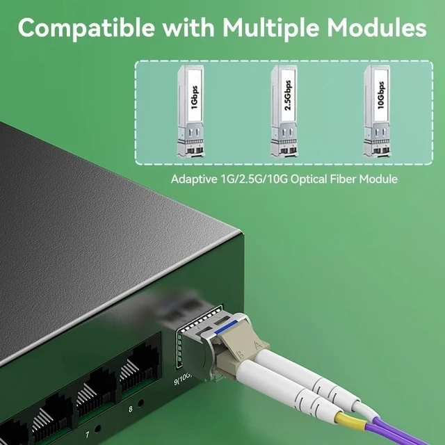 Alt view image 5 of 6 - 2.5Gb Web Managed Switch 8 Port 2.5G Network Switch