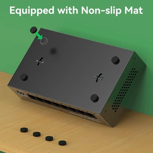Alt view image 6 of 6 - 2.5Gb Web Managed Switch 8 Port 2.5G Network Switch