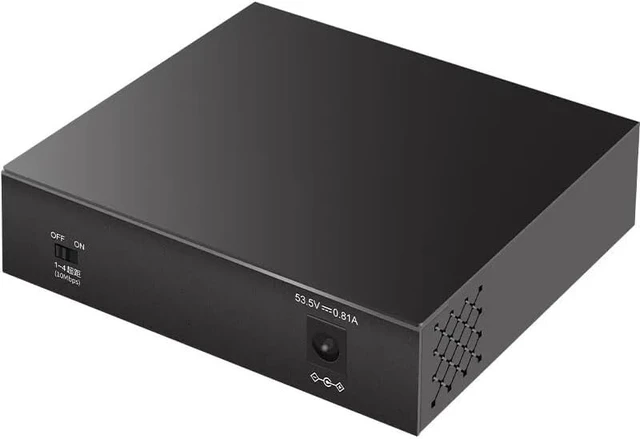 Alt view image 2 of 4 - 5 Port Gigabit PoE Ethernet Switch, Total Power 43W, MSG05CP