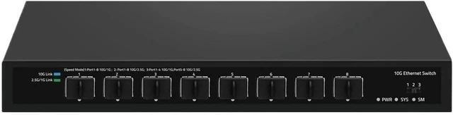 Main image of 10Gbe SFP+ Ethernet Switch 8 Port 10000Mbps Optical SFP