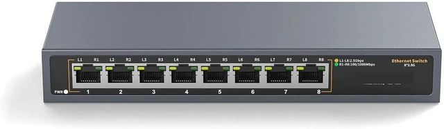 Alt view image 4 of 4 - EP-SG7820 8-Port 2.5G Ethernet Switch Support All Ports 40Gbps Speed