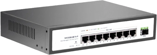 Main image of SKS3200-8E1X-P 8x2.5G PoE+ Layer2 Managed Switch Single 10G SFP