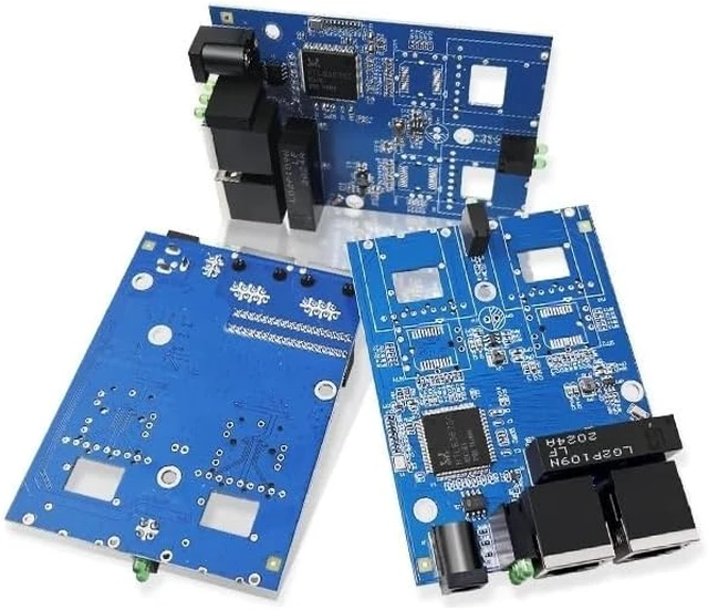 Alt view image 4 of 5 - 3/5PCS 1000Mbps Media Converter Network Switch 2 Fiber 2 RJ45(5pcs with SFP Module)