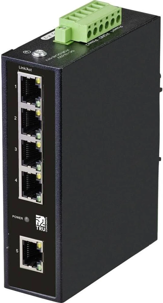 Main image of TC-9744164 Industrial Ethernet Switch 1+4 Port 10/100 Mbps