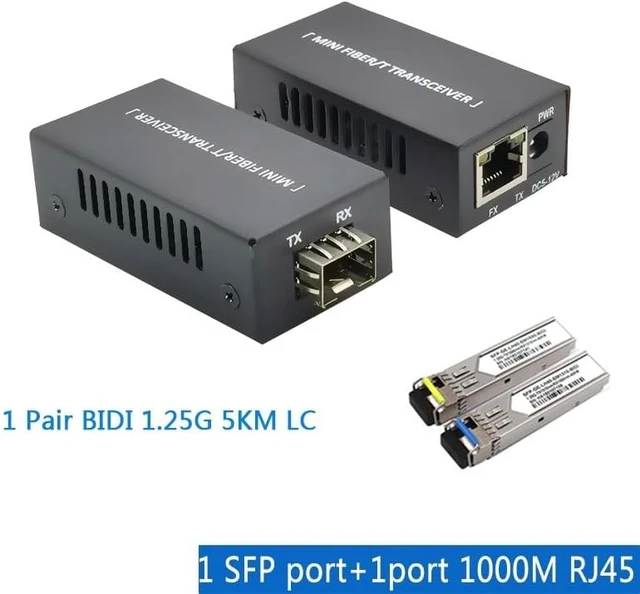 Alt view image 3 of 5 - Gigabit Mini10/100/1000Mbps Fiber Optical Ethernet Switch 1SFP1E 1F1E(5pair SC PCBA)