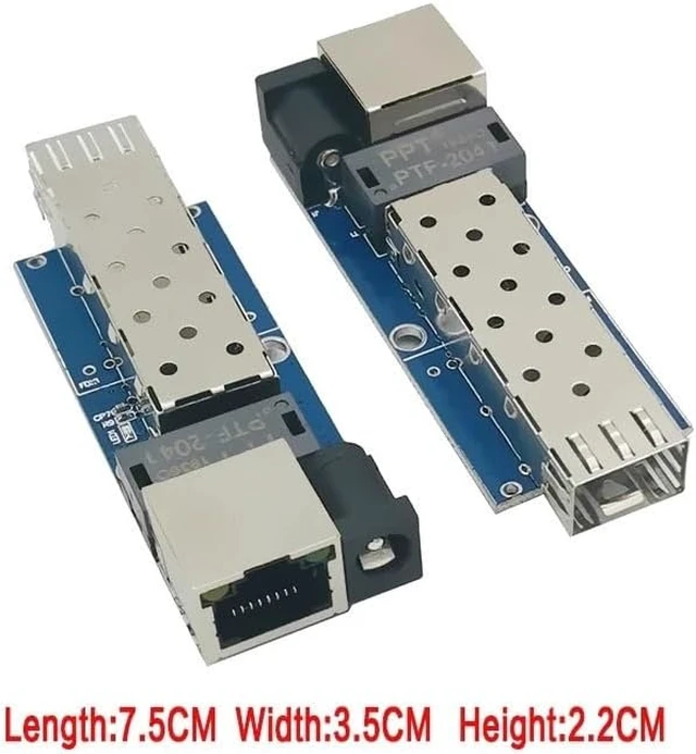 Alt view image 5 of 5 - Gigabit Mini10/100/1000Mbps Fiber Optical Ethernet Switch 1SFP1E 1F1E(5pair SC PCBA)