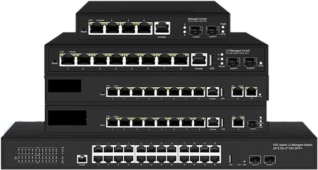 Main image of L2+ 2.5G PoE Managed Switch ,4/8/24 Ports 2.5G LAN/PoE Optional,(S5304GT-2SX-EX-L2)