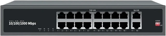 Main image of 48V-52V POE Switch 8/16 Ports 10/1000Mbps(16Ports POE Switch)