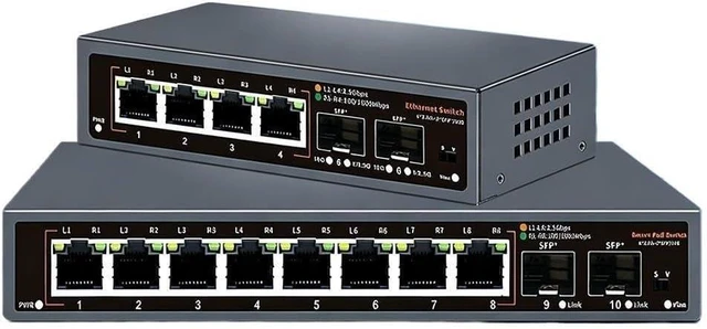 Main image of 10G SFP Port 2500Mbps Network Switch 2.500G Ethernet Switch(8-2 Ports)