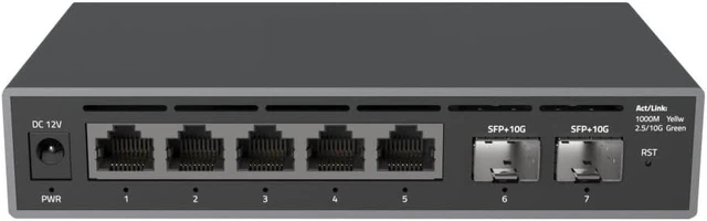 Alt view image 3 of 4 - 8-Port 2.5G Web Switch + 2-Port 10G SFP, Ethernet Network Switch(10 Port 2.5G)