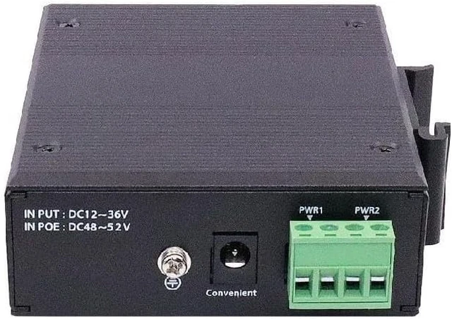 Alt view image 4 of 4 - Industrial 5 Port 100M Fiber Switch