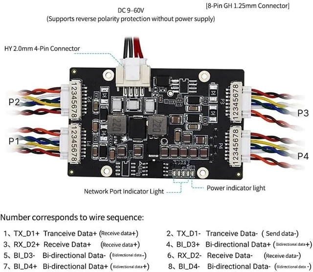 Alt view image 3 of 5 - Grade 4-Port gigabit L2- Management VLAN Switch Module,