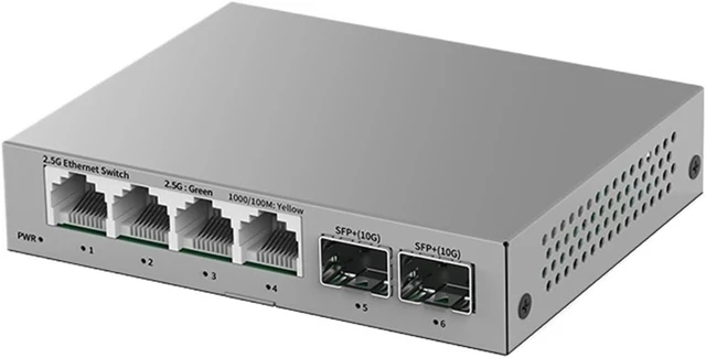 Main image of 2.5Gb Switch 4 Port 2.5G RJ45 Ethernet Switches