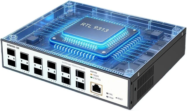 Main image of SKS8300-12X 10G SFP+ Managed Switch, 12-Port Layer 3 Enterprise Switch,