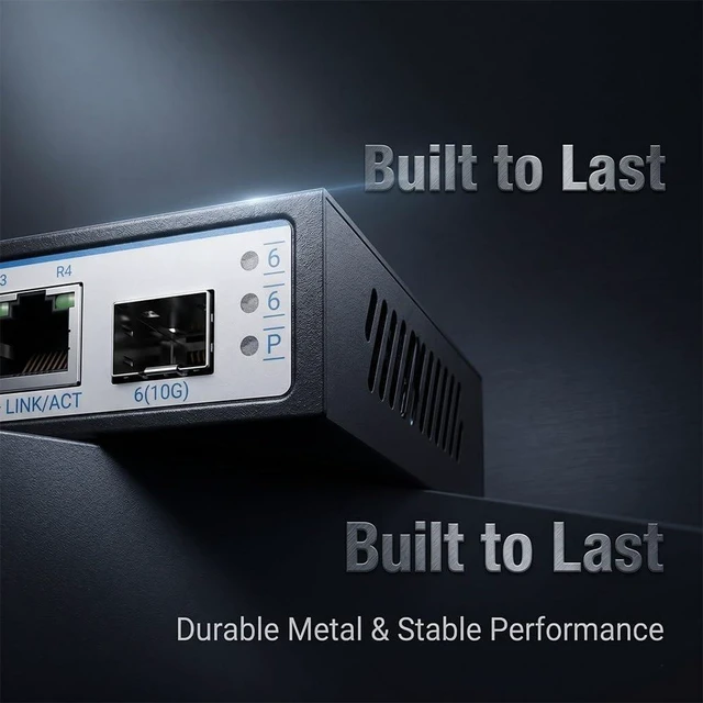 Alt view image 4 of 7 - RJ45 LAN Gigabit Network Switches 2*10Gb SFP Port VLAN Ethernet Hub Switch
