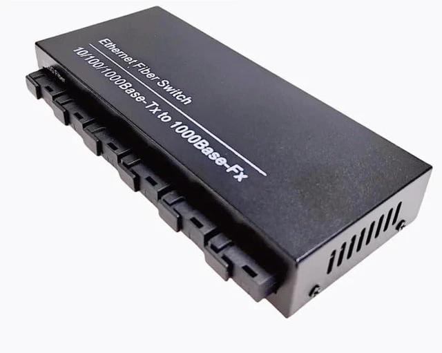 Main image of 100/1000M Gigabit Ethernet Fiber Switch 6*1.25G Fiber Port 2 RJ45 Port(3pcs with Power)