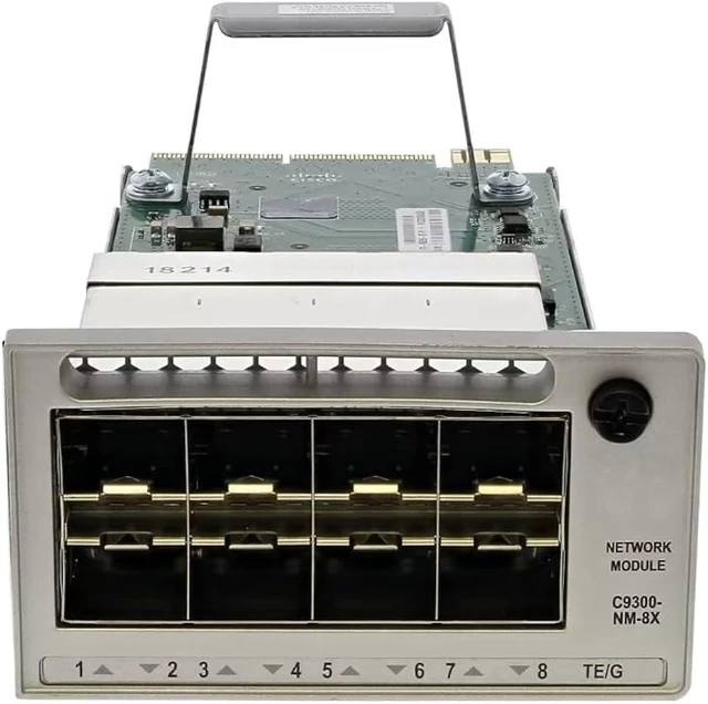 Main image of C9300-NM-8X - Network Switch Network Module - 8 × 10 Gigabit Ethernet SFP+ Ports - Modular uplink Expansion (New Sealed)