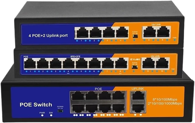 Main image of 4/8 Port POE Ethernet Switch Extend 250 Meter Unmanaged Network Switch(S1010GB)