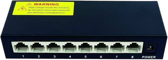 Alt view image 2 of 6 - 5/8 Port Gigabit Ethernet Switch 1000BASE-T Network Switcher Plug and Play(5ports)