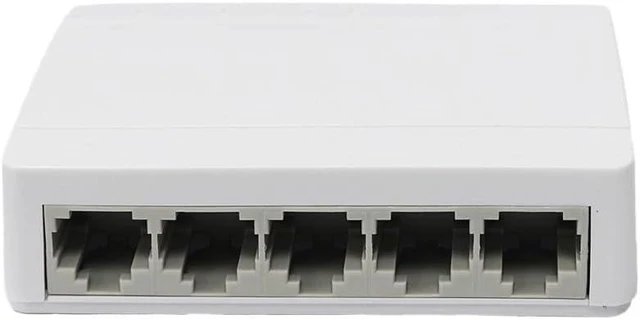 Main image of 5 Port Gigabit Ethernet Switch - 100/1000Mbps Desktop Network Switch, Plug & Play,(1000Mbps)