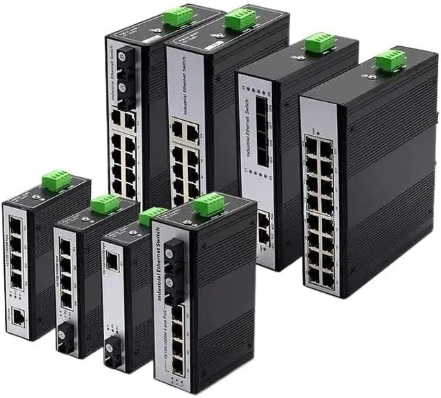 Alt view image 2 of 2 - Gigabit ERPS Ring Switch 2 SFP + 8 RJ45 DIN Rail Mount Ethernet Switch
