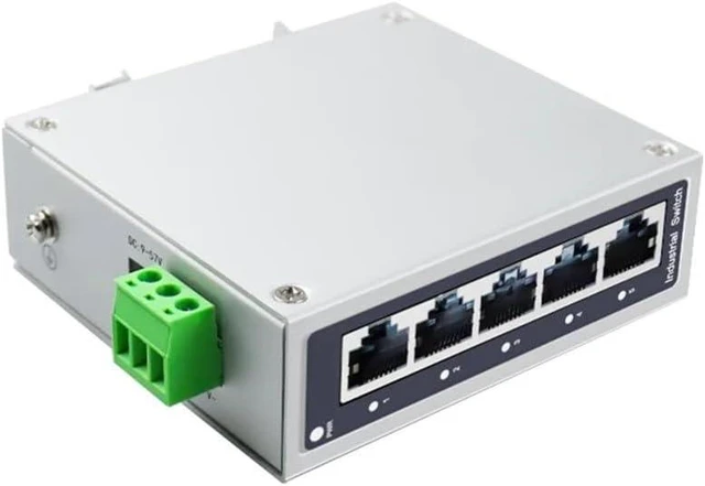 Alt view image 6 of 6 - 5 RJ45 Ports 1.25G Industrial Ethernet Switch 1000BASE-T Network Switch(1000M)