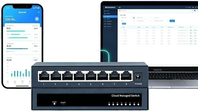 Alt view image 2 of 5 - 8/5 Port Managed Full Gigabit Switch Ethernet Switch(8 Port)