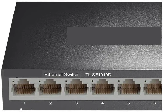 Alt view image 2 of 2 - 10-Port 100M Switch Managed Switch Ethernet Switch Plug and Play TL-SF1010D