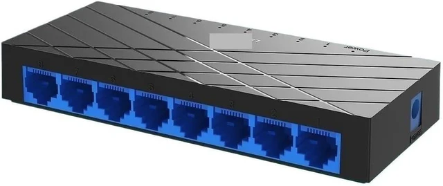 Main image of 8 Port Gigabit Ethernet Switch 10/100/1000mbps Switch Plug-and-Play